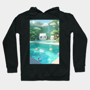 Cute Kawaii pool Hoodie